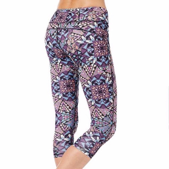 Sweaty Betty Pants - SWEATY BETTY Stability 3/4 Leggings Kaleidoscope M